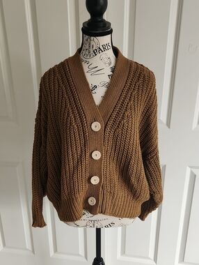 Babaa Sakuri Brown No 18 Cardigan